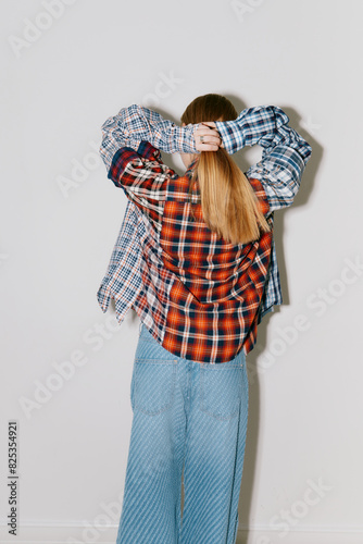 Anonymous woman in shirt - Fashion photo