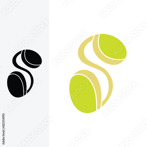letter S logo. logo modern sign template. silhouette stylish.