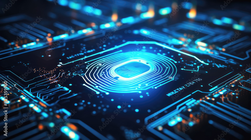 generated illustration of security for business technology and internet network concept generated illustration of security for business technology and internet network concept