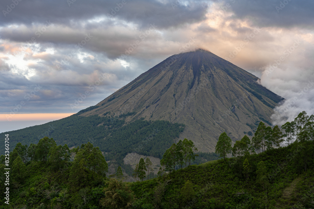 Inerie volcano on Flores island in Indonesia. Inerie volcano on Flores island in Indonesia.