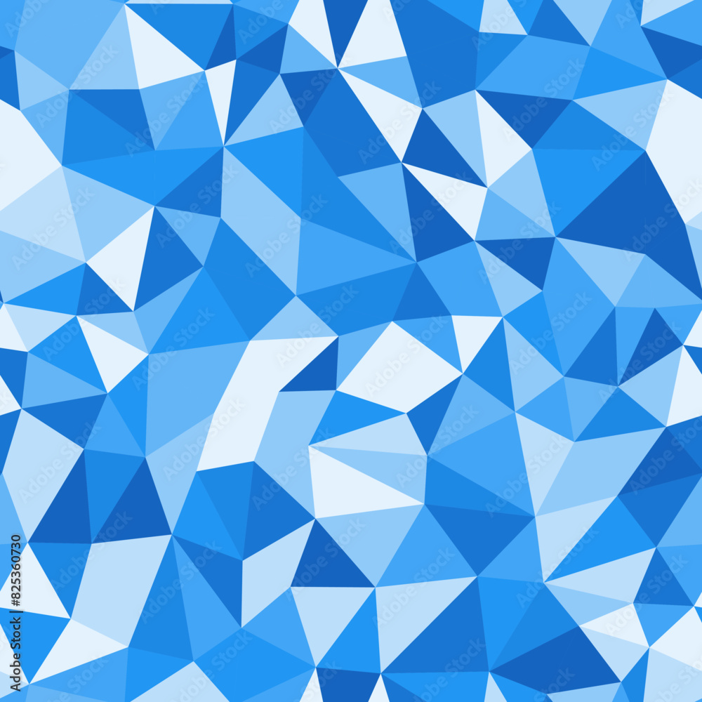 Abstract background with mosaic triangle shapes. Compact triangles size. Repeatable pattern. Azure Waters color palette. Creative vector tiles. Seamless vector illustration. Abstract background with mosaic triangle shapes. Compact triangles size. Repeatable pattern. Azure Waters color palette. Creative vector tiles. Seamless vector illustration.