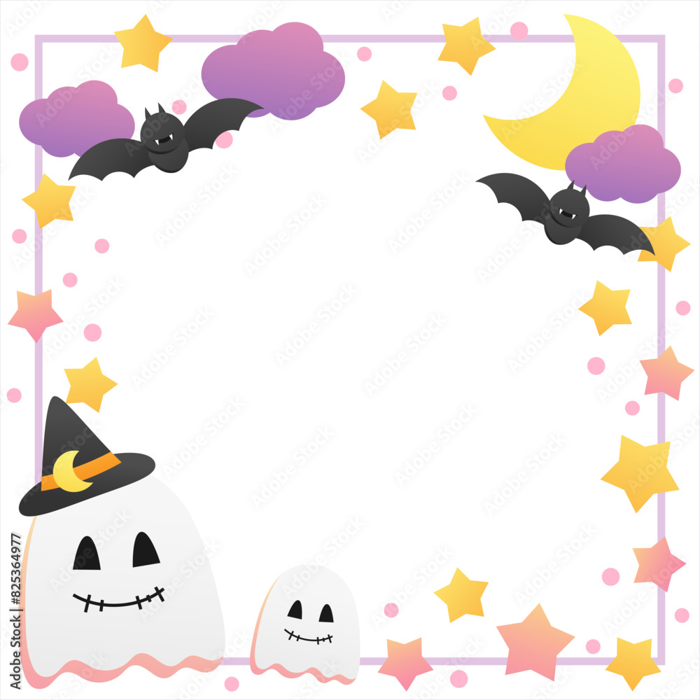 ghost halloween frame 1
