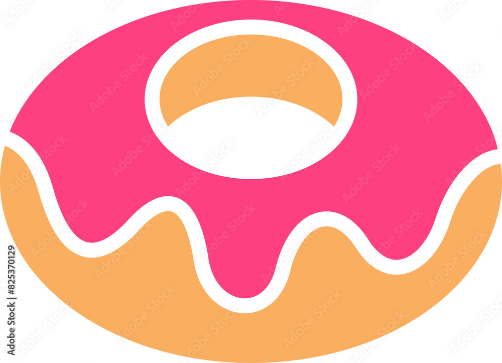 Donut Icon Illustration
