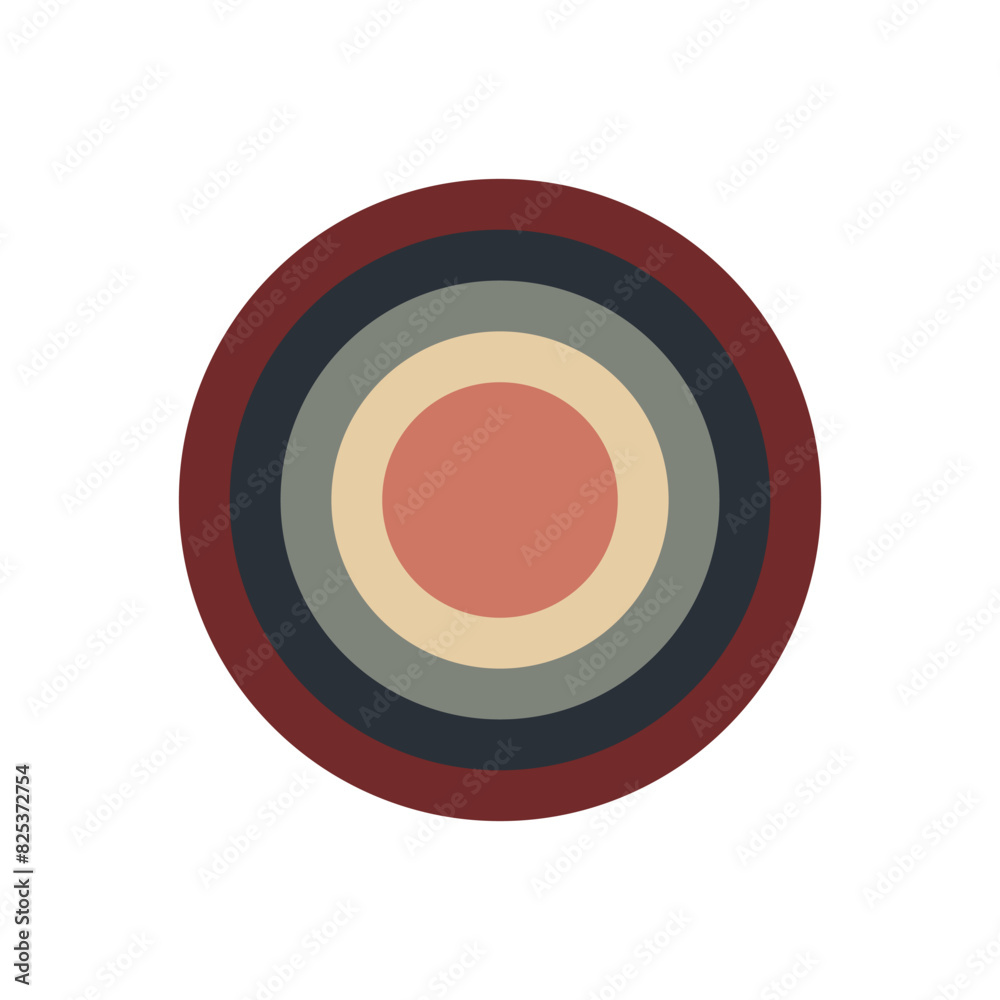 bulls eye circle logo. colorful hypnotic circles. target icon vintage. bulls eye circle logo. colorful hypnotic circles. target icon vintage.