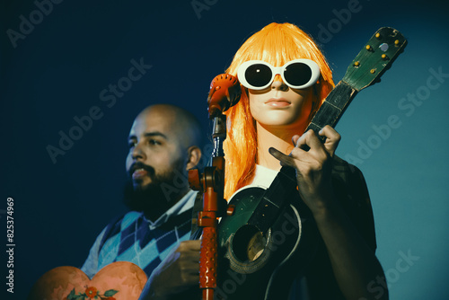 Mannequin Guitarist and Singer  photo