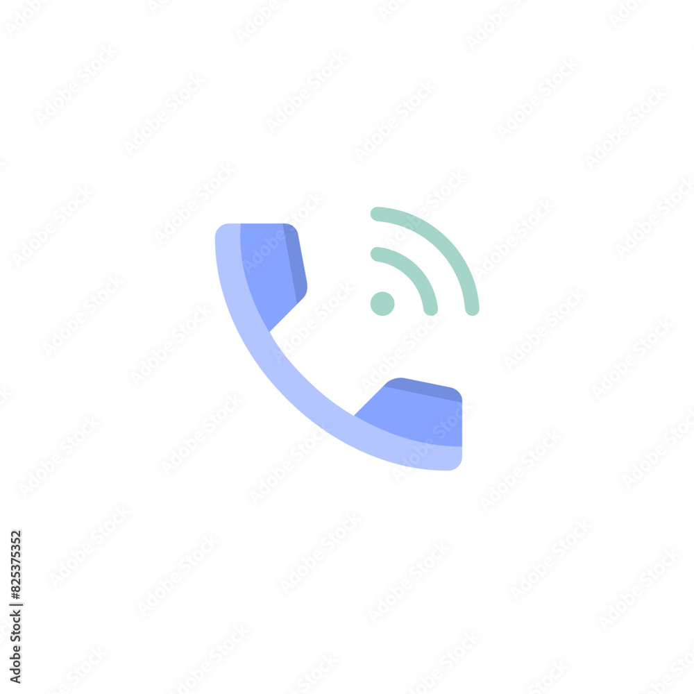 vector phone icon in flat design vector phone icon in flat design