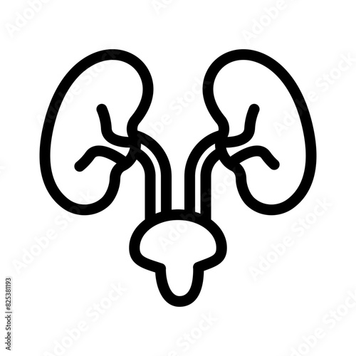 26 urology line icon illustration vector graphic