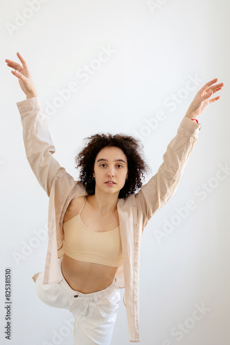Young Woman Performing Contemporary Dance