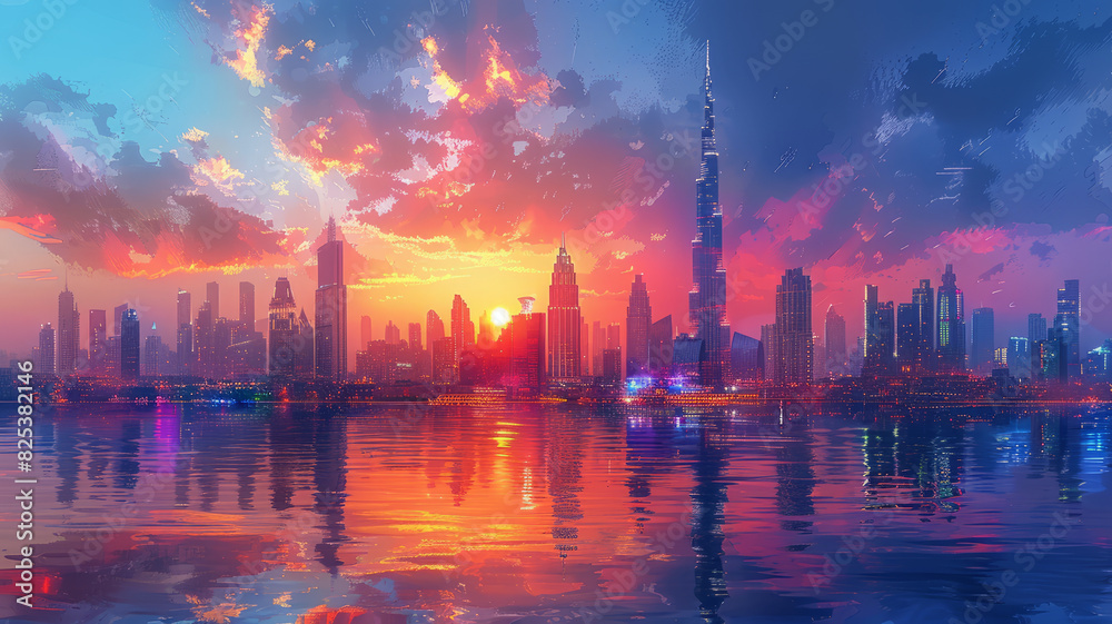 dubai cityscape generative ai