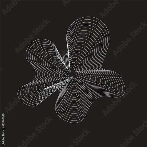 dynamic lines and dots for background music. network design with particles. Radial sound wave curve with light particles. Music sound wave template. colors illustration for your album cover design.