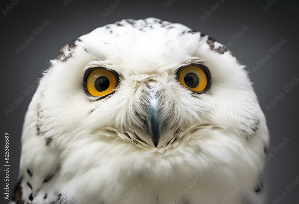 Obraz premium Close-up of an owl with large eyes
