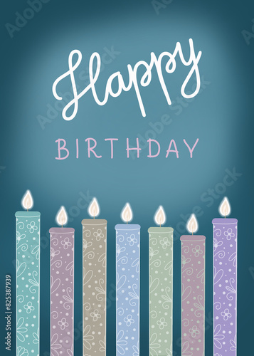 greeting card happy birthday congratulations celebrate anniversary