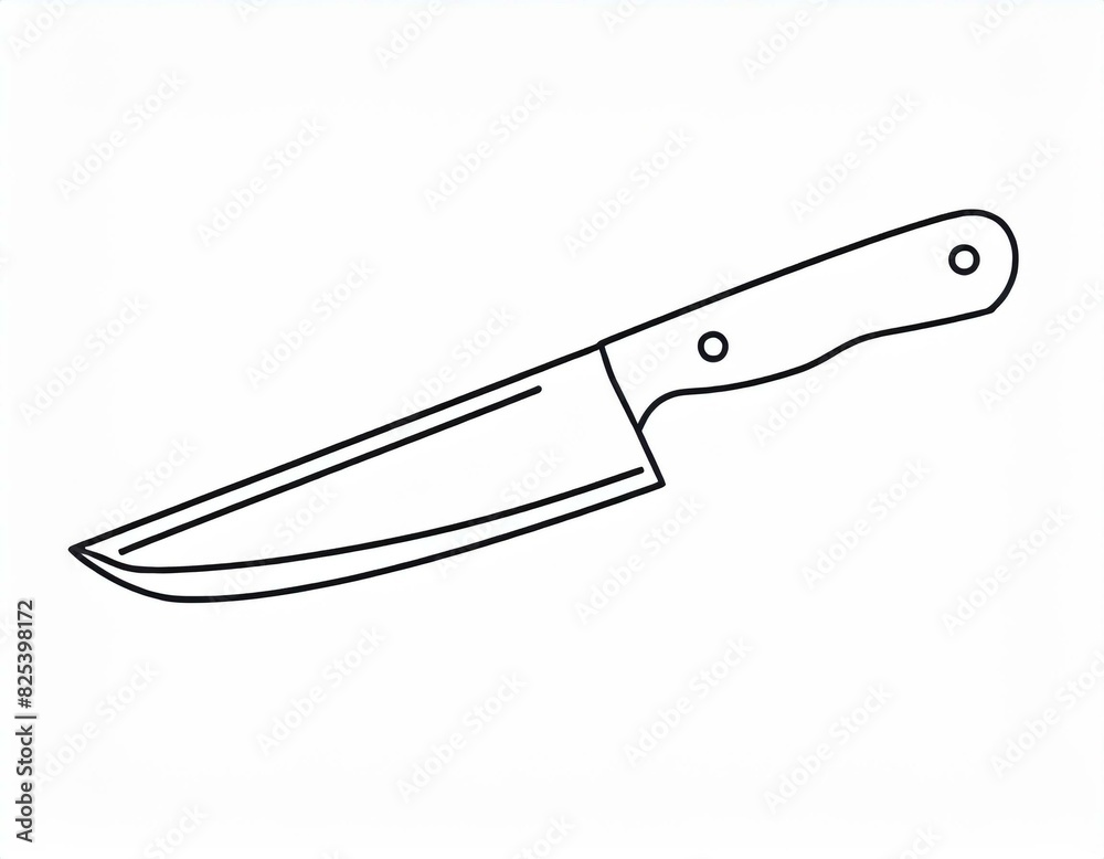 table citchen knife icon, vector image on white background, food logo table citchen knife icon, vector image on white background, food logo