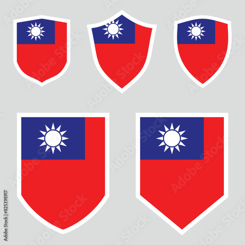 Free Download Taiwan Set shield frame - GFXLoad