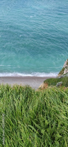 coast of the ocean, Etretat, travel in Normandy, France