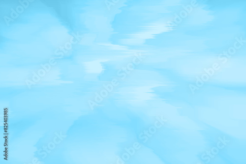 Blue background. Abstract illustration in blue tones with blurred color