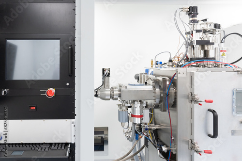 Close Up Of Magnetron Sputtering System  photo
