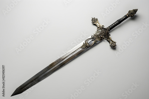 Imposing Zweihander Sword Display: A Showcase of Power and Craftsmanship