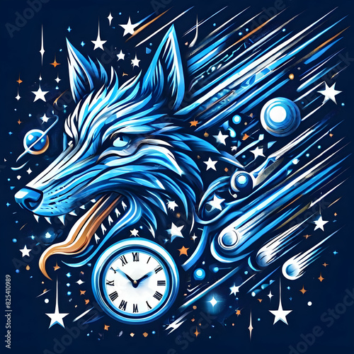 “O Lobo das Estrelas: Navegando pelos Buracos Negros