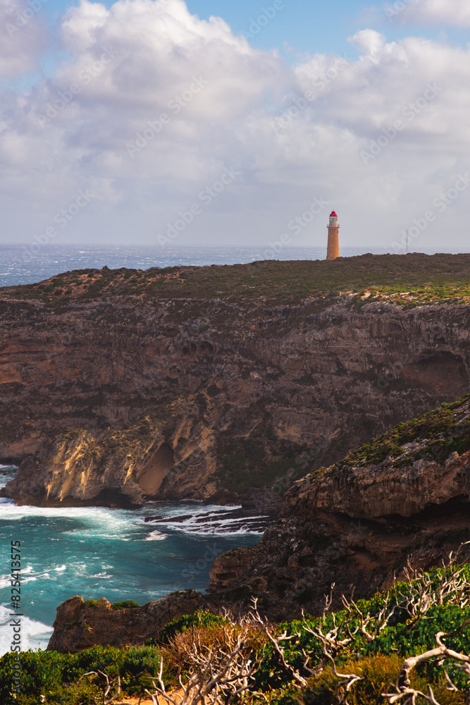 lighthouse on a cliff lighthouse on a cliff