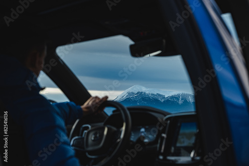 Mountain View from windscreen. photo