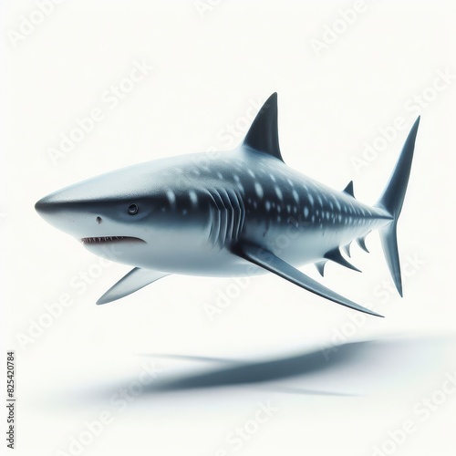 shark on white background © Садыг Сеид-заде