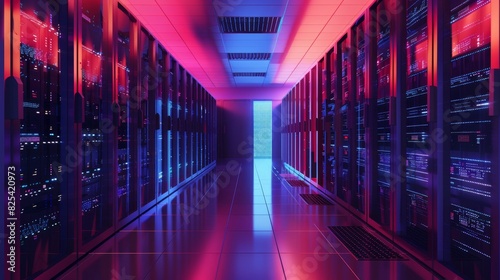 Data Management and Cybersecurity in Server Rooms photo