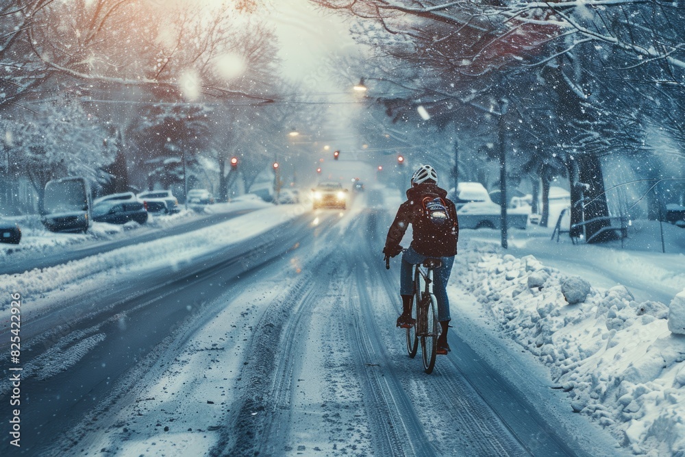 Urban Winter Cycling - Braving Snow Covered Roads and Seasonal Challenges for Urban Cyclists Urban Winter Cycling - Braving Snow Covered Roads and Seasonal Challenges for Urban Cyclists