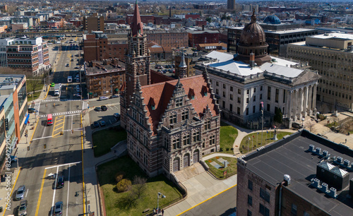 View of downtown Paterson, New Jersey. photo