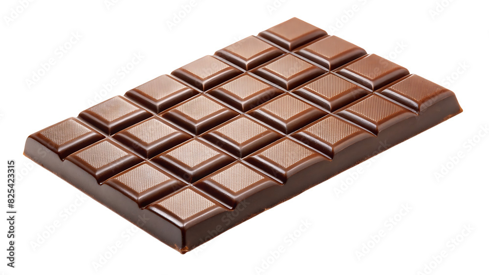 Chocolate bar on a transparent background. Chocolate bar on a transparent background.