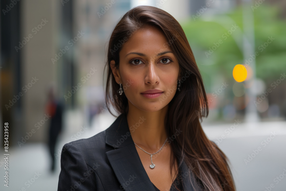 Beautiful Diverse Businesswoman in Urban Setting Beautiful Diverse Businesswoman in Urban Setting