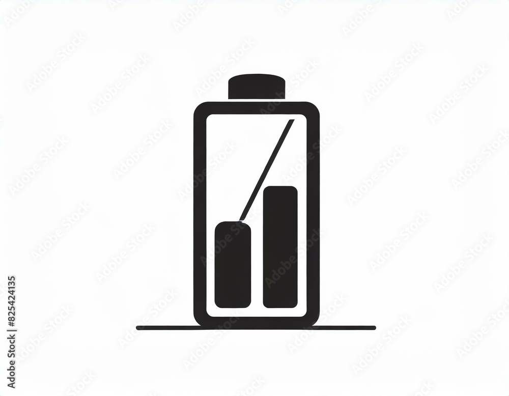 mobile battery charging vector icon on white background, logo mobile battery charging vector icon on white background, logo