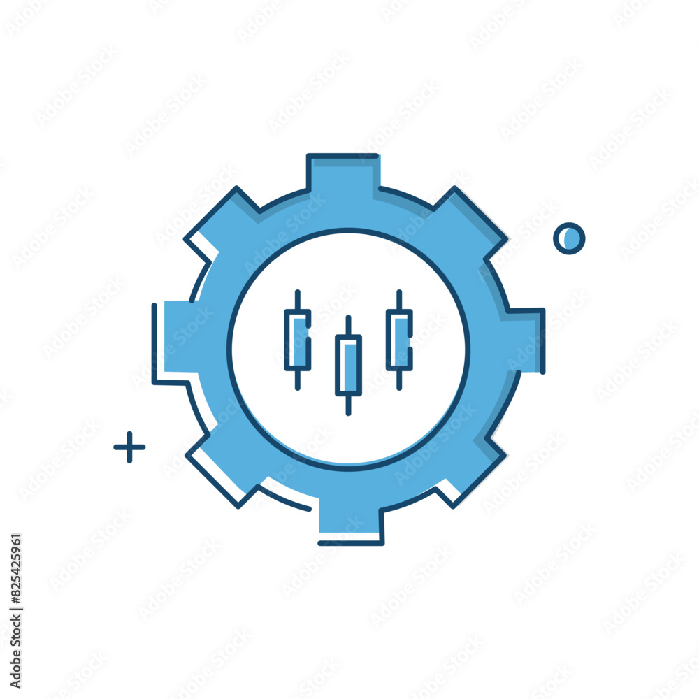Automated Trading System AI Driven Trading System Vector Icon Design Automated Trading System AI Driven Trading System Vector Icon Design