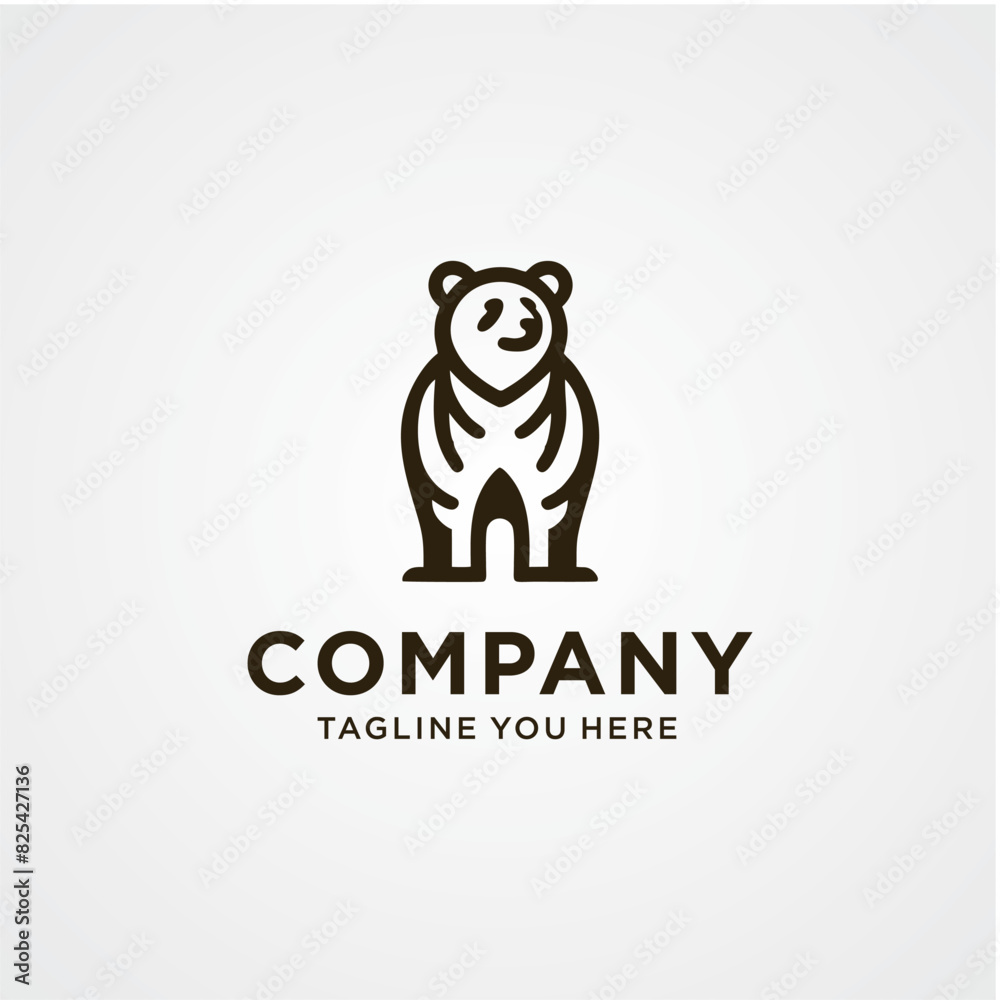 bear logo vector design graphic illustration bear logo vector design graphic illustration