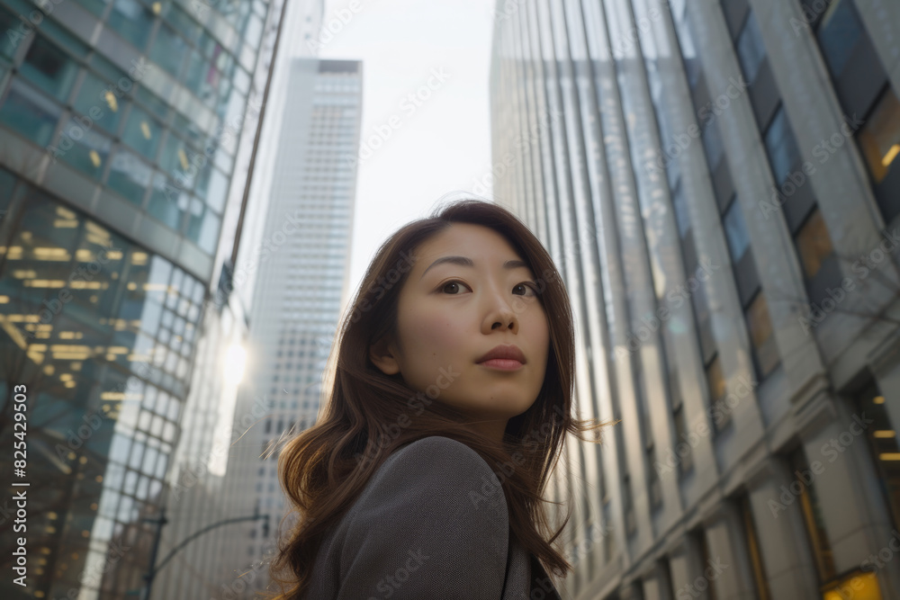 Beautiful Confident Businesswoman in the City Beautiful Confident Businesswoman in the City