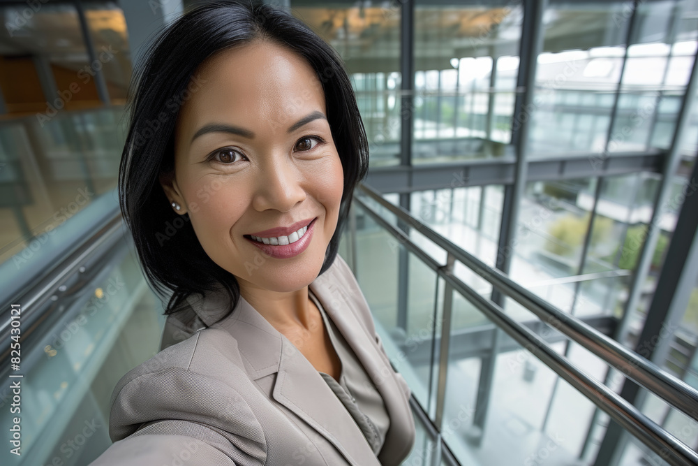 Beautiful Diverse Businesswoman in Modern Office Beautiful Diverse Businesswoman in Modern Office