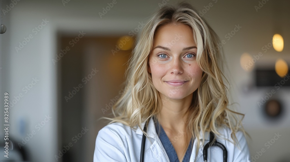 a very beautiful 35 year old blond woman doctor --chaos 20 --ar 16:9 --stylize 700 Job ID: 9338fbc1-17f2-426d-9909-12f4dc72e387 a very beautiful 35 year old blond woman doctor --chaos 20 --ar 16:9 --stylize 700 Job ID: 9338fbc1-17f2-426d-9909-12f4dc72e387