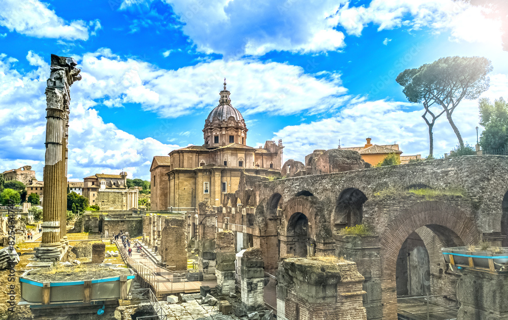 Fototapeta premium Rome, Italy - Roman forum
