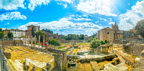 Rome, Italy - Roman forum photo