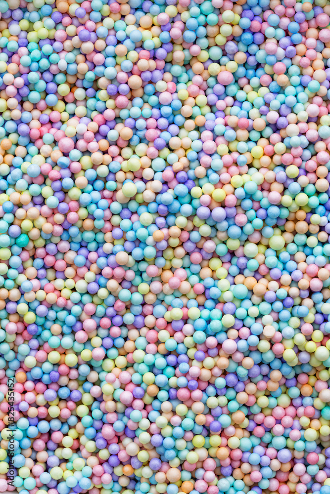Colorful candy sprinkle background Colorful candy sprinkle background