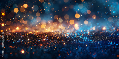Colorful abstract bokeh lights background  perfect for festive and celebratory themes  suitable for websites  presentations  and any creative projects needing a vibrant and glowing touch