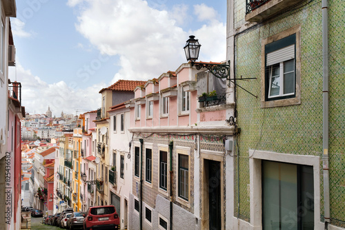 View of Lisbon street photo