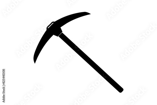 pickaxe vector silhouette illustration