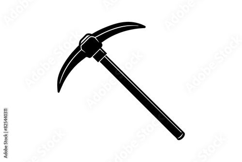 pickaxe vector silhouette illustration