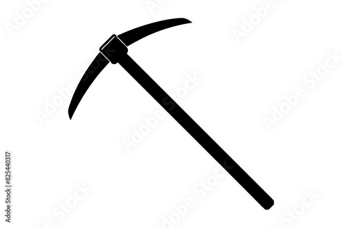 pickaxe vector silhouette illustration