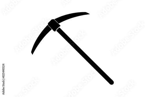 pickaxe vector silhouette illustration