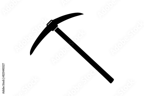 pickaxe vector silhouette illustration
