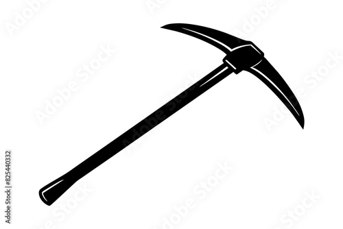 pickaxe vector silhouette illustration