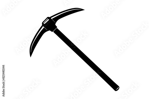 pickaxe vector silhouette illustration