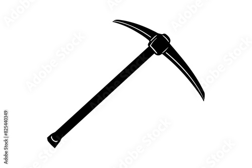 pickaxe vector silhouette illustration